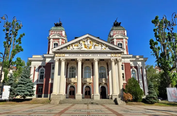 Ivan Vazov Ulusal Tiyatrosu Sofya Bulgaristan